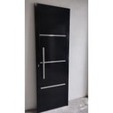 Ver imagem 2 de Porta de Alumínio 210x90 - Lambri Duplo PRETA