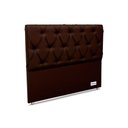 Ver imagem 1 de Cabeceira Cama Box Estofada Murat Facto Brown Casal - Courano Marrom - Ortobom