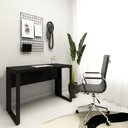 Ver imagem 1 de Mesa Escrivaninha Industrial 90cm X 60cm Pés Metal F5 Office