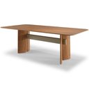 Ver imagem 7 de Mesa de Jantar 8 Lugares Retangular Orgânico 200cm Serenity B05 Amêndoa Cinamomo - Lyam Decor