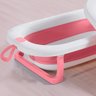 Banheira para Bebê Retrátil 30l 74x45x16cm Rosa - 2