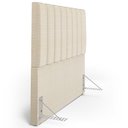 Ver imagem 6 de Cabeceira Cama Box Casal 140 Cm Dália W01 Linho Palha - Lyam Decor