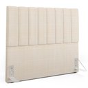 Ver imagem 2 de Cabeceira Cama Box Casal 140 Cm Dália W01 Linho Palha - Lyam Decor