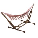 Ver imagem 2 de Suporte Rede Bebe + Rede Bebe Descanço Variedades Cores Cor:rosa