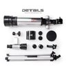 TELESCOPIO ASTRONOMICO PROFISSIONAL REFRATOR MICROSCOPIO LUNETA ALCANCE 60X COM TRIPE - 2