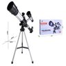 TELESCOPIO ASTRONOMICO PROFISSIONAL REFRATOR MICROSCOPIO LUNETA ALCANCE 60X COM TRIPE - 5