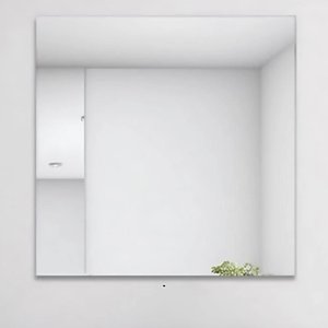 Espelho de Parede Quadrado Atemporal 30x30 Cm