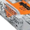 Ver imagem 4 de Conector P/emenda Wago 2p 32a 221-412 60473334- 6 Peças