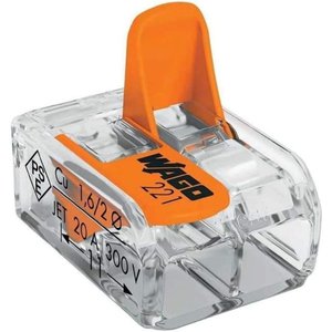 Conector P/emenda Wago 2p 32a 221-412 60473334- 6 Peças