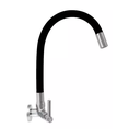 Ver imagem 2 de Torneira Abs Cromado Gourmet Silicone Flexível Preto Parede