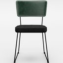 Ver imagem 6 de Kit 04 Cadeiras Decorativas Sala Jantar Allana L02 Facto Verde Musgo Linho Chumbo - Lyam Decor