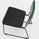 Ver mais imagens de Kit 04 Cadeiras Decorativas Sala Jantar Allana L02 Facto Verde Musgo Linho Chumbo - Lyam Decor