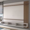 Ver imagem 5 de Painel para Tv até 70 Polegadas Christiania 3 Portas Ripado Amêndoa/off White Matte - Panorama Móvei