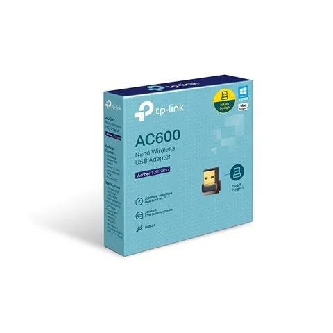 WIRELESS TP-LINK ADAPTADOR ARCHER T2U NANO AC600 DUAL BAND
