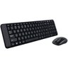 KIT LOGITECH MK220 WIRELESS TECLADO E MOUSE PRETO - 1