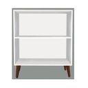 Ver imagem 4 de Buffet aparador Colombia 2 portas balcão retrô fechado cor Preto fosco Black PASSE BEM