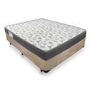 Ver imagem 1 de Cama Box Casal Suede + Colchão de Espuma D33 - Sereneprime - 138cm Bege