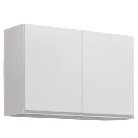 Armario Aereo 2 Portas Bp 80 Cm Isis Branco Eratto Moveis