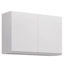 Ver imagem 1 de Armario Aereo 2 Portas Bp 80 Cm Isis Branco Eratto Moveis