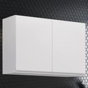 Ver imagem 2 de Armario Aereo 2 Portas Bp 80 Cm Isis Branco Eratto Moveis
