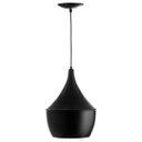 Ver imagem 2 de Luminária Pendente Gourmet Balão 32X25cm Em Aluminio Preto Magnifico
