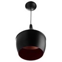 Ver imagem 1 de Luminária Pendente Gourmet Balão 32X25cm Em Aluminio Preto Magnifico