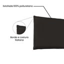Ver imagem 3 de Cabeceira Painel Garden Para Cama Box Casal 140 cm Corino - D’Rossi - Marrom