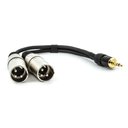 Ver imagem 1 de Cabo P2 Estereo para 2 Xlr Macho - 10 Metros