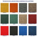 Ver imagem 7 de Cadeira para Hotel Auditório Igreja Restaurante Eventos com Reforço Empilhável Cor Cinza Preto Poltr