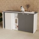 Cinza Sagrado / Branco