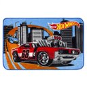 Ver imagem 1 de Tapete para Quarto Infantil Hot Wheels 70cm x 110cm Jolitex