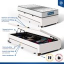 Ver imagem 5 de Cama Box Baú com Colchão de Molas Ensacadas Double Face Essence Probel + Auxiliar Solteiro 88cm