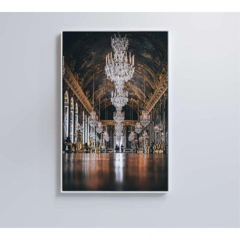 Quadro Arquitetura Palácio 80x120 Cm Vidro Impresso