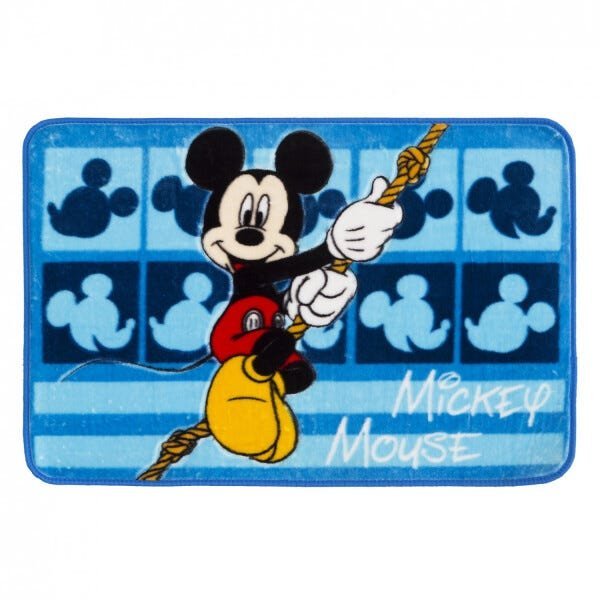 Tapete para Quarto Infantil Mickey Disney 70cm x 110cm Jolitex - 1