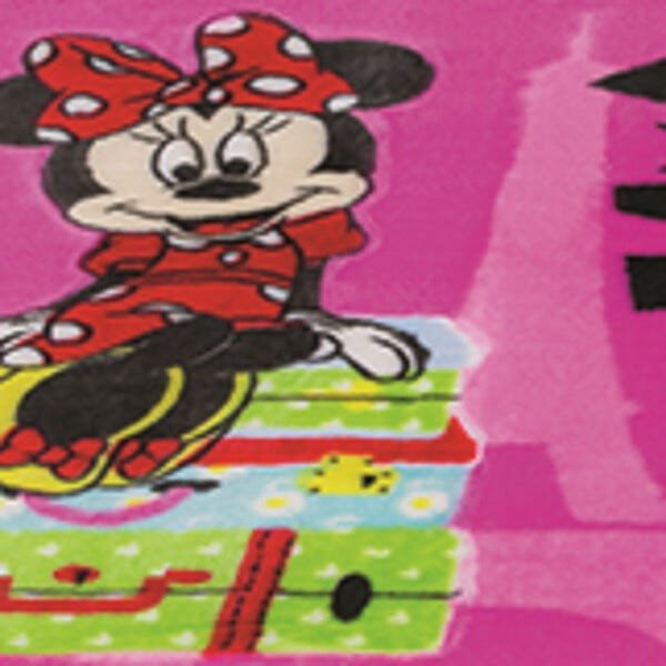 Tapete para Quarto Infantil Minnie Disney 70cm x 110cm Jolitex - 3