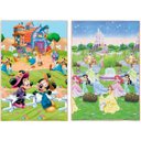 Ver imagem 1 de Tapete Infantil Dupla Face Recreio Disney Trip Princesas Jolitex 120x180cm