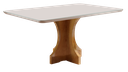 Ver imagem 4 de Conjunto Sala de Jantar 4 Lugares Atlanta Mesa 1.20x0.80 e 4 Cadeiras Madeira Maciça