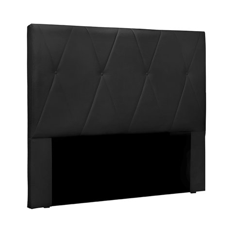 Cabeceira Decorativa Queen Size 1,60M Yves Veludo Preto - Gran Belo