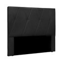 Ver imagem 1 de Cabeceira Decorativa Queen Size 1,60M Yves Veludo Preto - Gran Belo