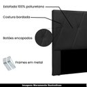 Ver imagem 3 de Cabeceira Decorativa Queen Size 1,60M Yves Veludo Preto - Gran Belo
