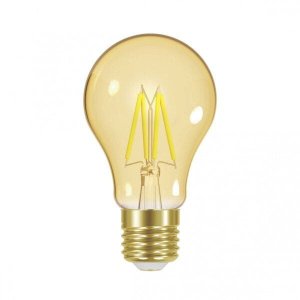 Lâmpada LED Bulbo Filamento Vintage A60 Taschibra Âmbar