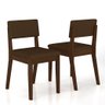 Conjunto de Mesa com 2 Cadeiras Arkansas Imbuia/marrom - M. Arapongas Imbuia/marrom 04 - 5