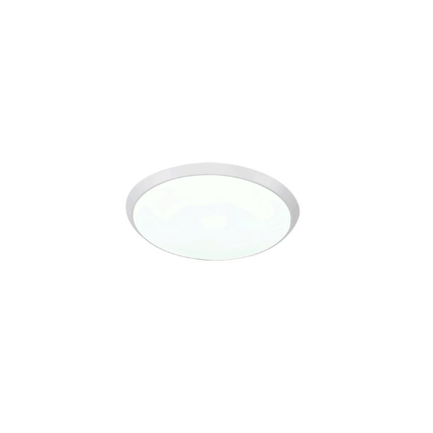 Plafon Brisa Wh Branco Redondo em LED Acrílico Metal 29W Tam:Ø40CM 3000k 2540LM Adn