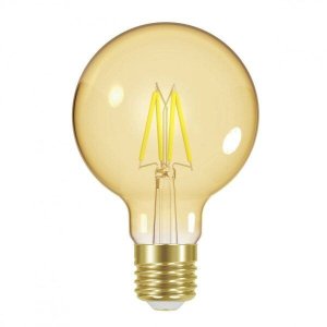 Lâmpada LED Globo Filamento Vintage G80 Taschibra