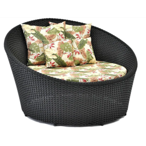 CHAISE PORTO RICO 160 CM ALUMÍNIO E FIBRA ACQUABLOCK ORIGINAL MÓVEIS