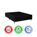 Ver imagem 5 de Cama Box Viúva + Colchão D33 One Face - 56x128x188cm - E-shop Casa - Couro