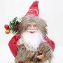 Ver imagem 3 de Boneco Pendente Papai Noel Tradicional Enfeite Casaco 20cm