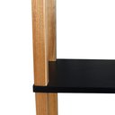 Ver imagem 2 de Estante 72x38x195 Preto C/ 7 Prat. 24,3cm