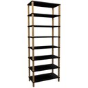 Ver imagem 1 de Estante 72x38x195 Preto C/ 7 Prat. 24,3cm
