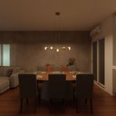 Ver imagem 2 de Pendente Lustre de Teto Jabuticaba Alumínio Dourado com 5 Globos Vidros Transparente Decoração Casa